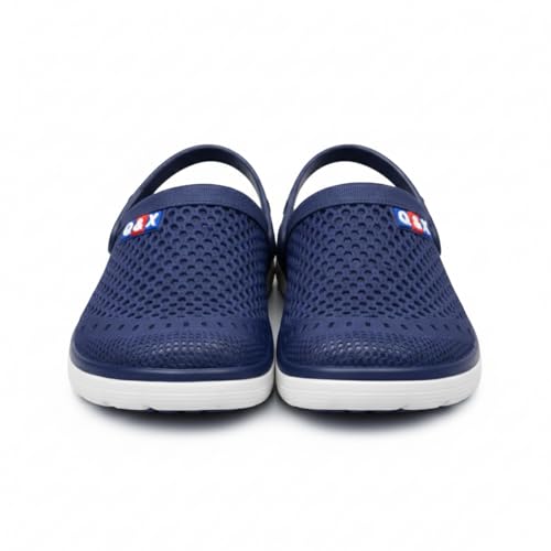 Image of Men Clogs Quick Dry Mesh Walking Clogs Lightweight EVA Arch Support Slip On Mules - Waterproof Anti Skid Outdoor Indoor Beach Pool Sandals