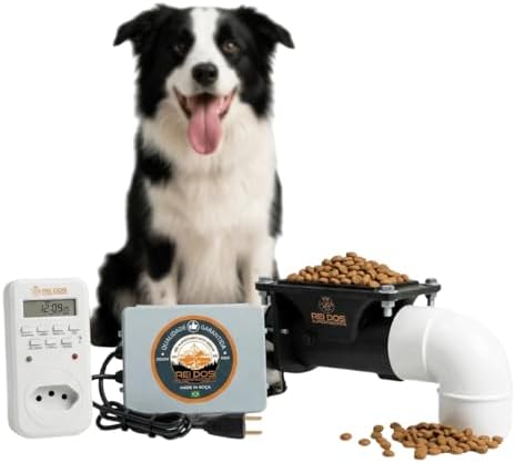 Alimentador Automático para Cães Cachorros com Timer Convencional...
