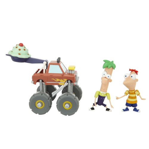 Phineas And Ferb Figure Pack Assortment 3 Phineas And Ferb (With Monster Truck)
