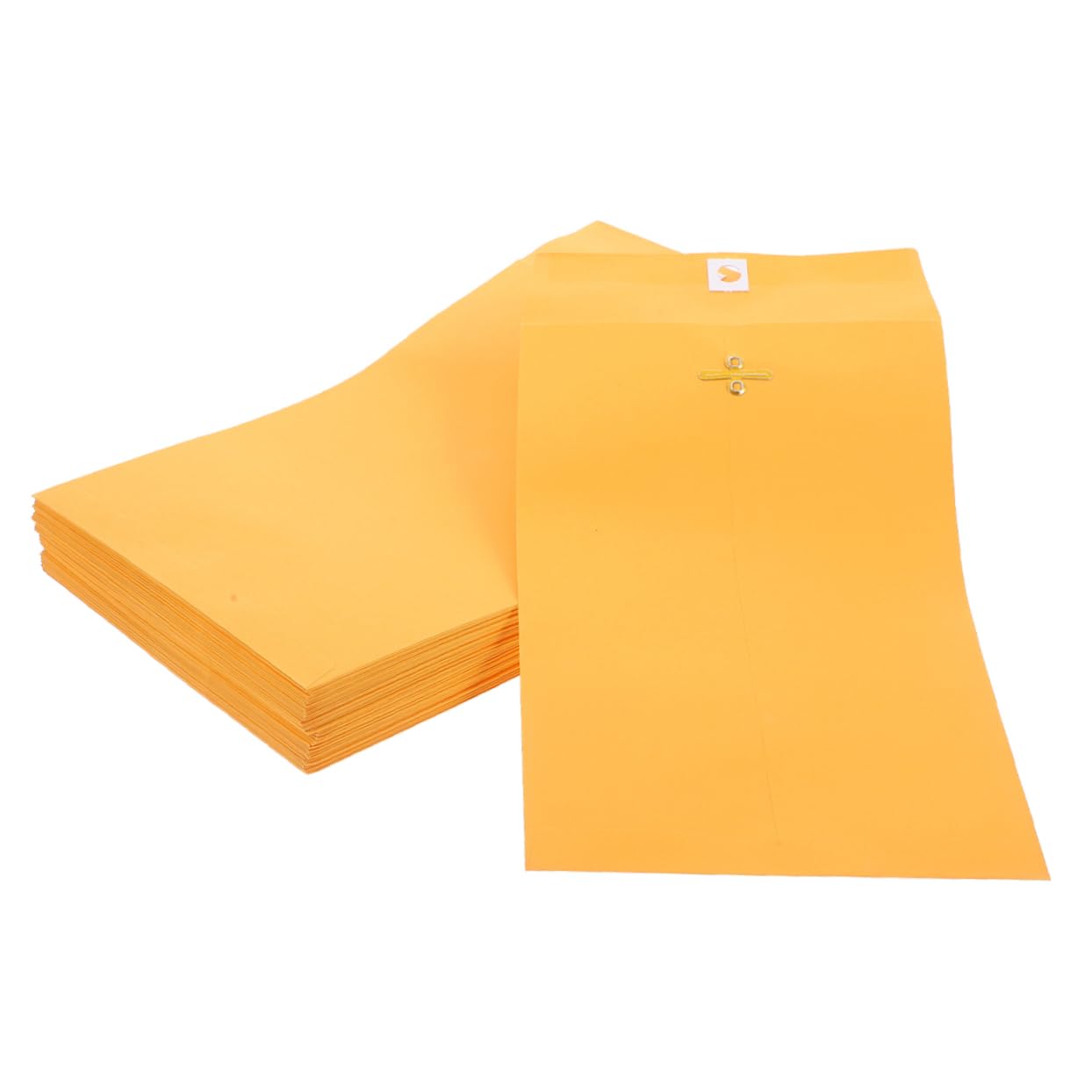 SHINEOFI Buste Autosigillanti 100 Pezzi Buste Postali in Carta Marrone Con Chiusura A Strappo Per