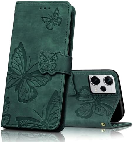 CXTcase Etui na telefon komórkowy Samsung Galaxy A54 5G, etui ochronne z klapką do Samsung Galaxy A54 5G, skóra poliuretanowa, magnetyczne motyle, skórzane etui do Samsung Galaxy A54 5G, czarne