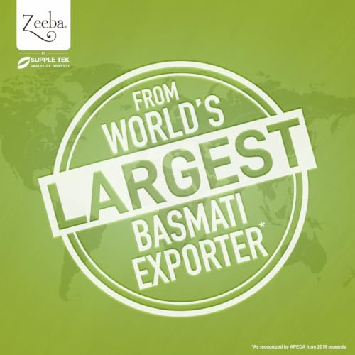 Image of Zeeba Mini Mogra Basmati Rice 5 Kg, Ideal for Khichdi, Kheer & Daily Meals (Cooked length upto 11mm*)