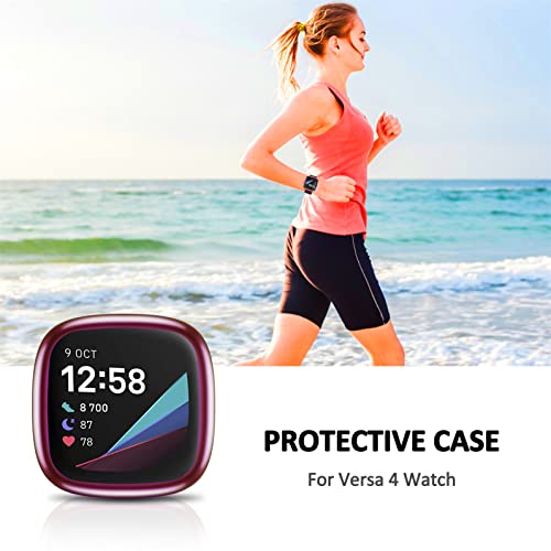 TPU Material Screen Protector Compatible with Fitbit Versa 4 Smartwatch - Image 4