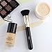 Foundation Brush Flat Top Kabuki for Liquid Cream Powder Mineral Cosmetics - Premium Makeup Brush For Blending, Buffing, Stippling, and Face Brush.