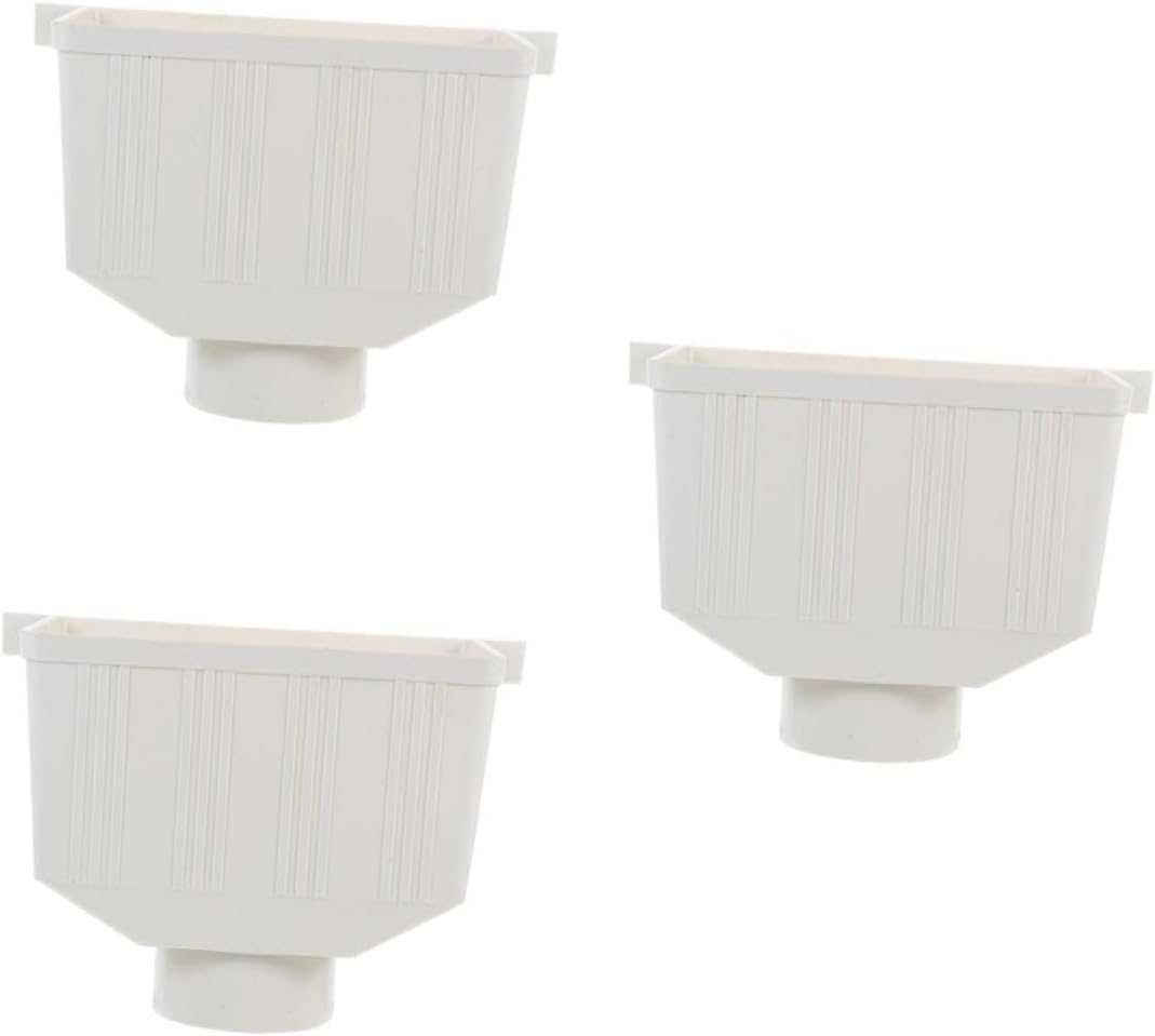DOITOOL 3pcs Gutter Kit Downspout Diverter Rain Water Collection System for Home
