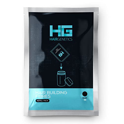 Hair Genetics Black Hair Fibres Refill Pack 22g