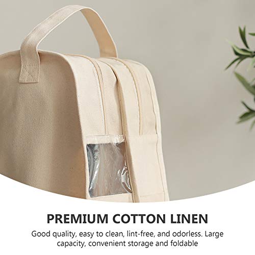 Cabilock — Bolsa de armazenamento para botas portáteis, capa para botas, bege, P