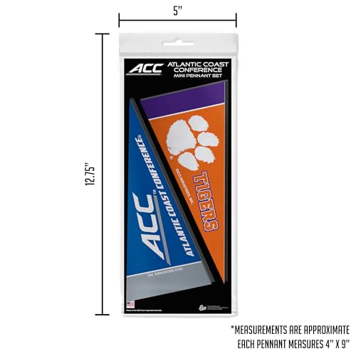 Rico Industries NCAA ACC Complete 4" x 9" Felt Mini Pennant League Set (Includes ALL Teams) by Rico Industries - Used condition - Image 5