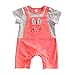 Produktbild FBGood Neugeborenes Karikatur Säuglingsspielanzug Unisex Kinder Bodysuit Overalls Baby Sommer Kurzarm Strampler für Mädchen und Jungen