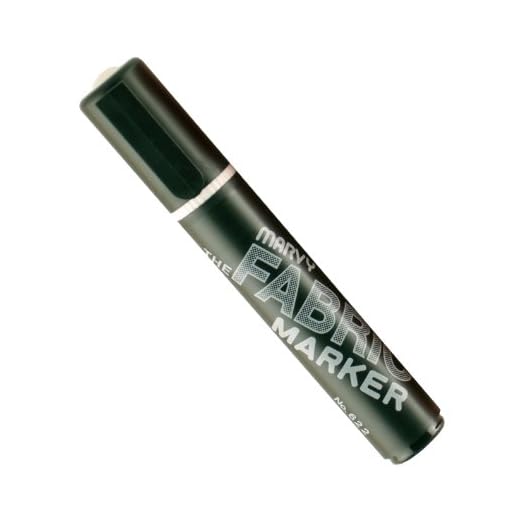 UCHIDA 622-C-1 Marvy Broad Point Fabric Marker, Black