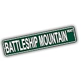Arizona Mountains Pick Your Mountain Compatible/Replacement for Battleship Mountain United States Mountain Aluminum Metal Tin Street Sign Style Home Decor For Man Cave Poker Tavern Game Room