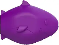 Amicus Brinquedo De Borracha Fun Toys Fundo Do Mar Para Enriquecimento Ambiental Dos Cães Tubarao Roxo M/G