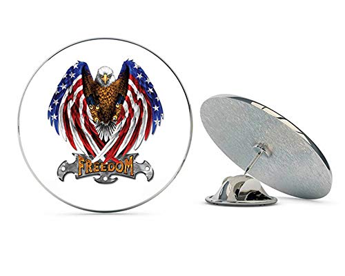 Bald Eagle American Pride Patriotic Freedom Metal 0.75