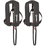 Bootsteile Brauer 2 Stück Talamex® Rettungsweste Besto schwarz, automatisch - 150N schwarz