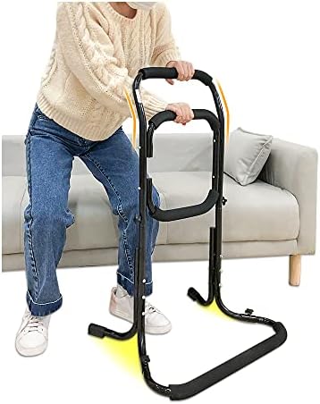 Chair Lift Assist Devices for Seniors Elderly Sit to Stand Lift Standing Aids Supports Grab Bar Help Patient Stand Up & Mobility in Front of The Sofa, Recliner Chairs, Toilet