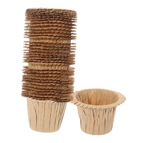 MAGICLULU Cupcake Liners Paper for Baking 30pcs Mini Muffin Cups with Rolled Edges Non-stick for Ice Pudding Jelly