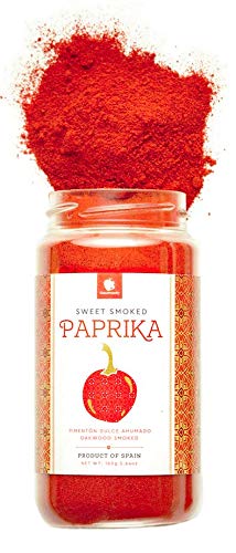 Gourmanity 5.64 oz Sweet Smoked Spanish Paprika Powder, Sweet Smoked Paprika Powder, Pimenton Dulce Ahumado, Spanish Smoked Paprika Pimenton, Smoked Pimenton. Spanish Smoked Paprika Powder, Kosher