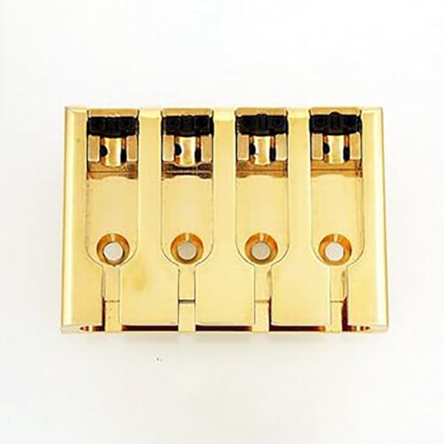 ABM 6-String Bridge Lock Saddle Gold Adj 3-1/4