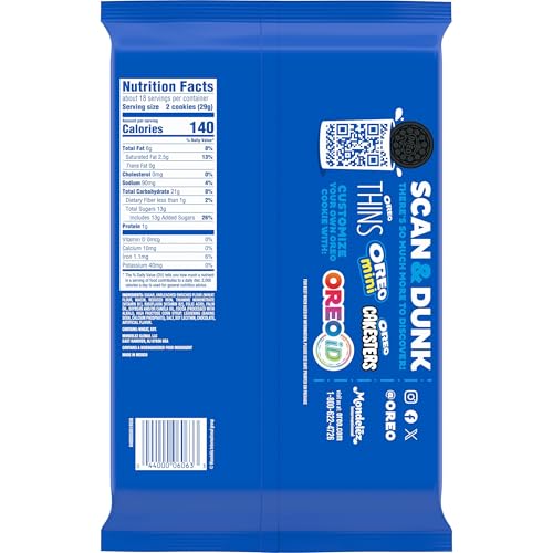 Image of OREO Chocolate Creme Chocolate Sandwich Cookies, Family Size, 18.71 oz