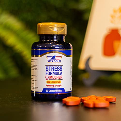 Stress Formula Mulher com L-triptofano Vitgold 60 comprimidos