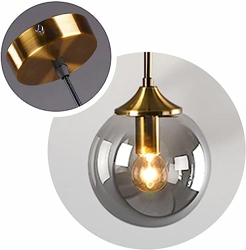 Image of Wall Lamp Chandelier Pendant Light, Home Decor for Bedroom, Living Room, Hallway, Cafe, Hotel, Restaurant (Black Hanging LAMP with LED Bulb Pack of 1)