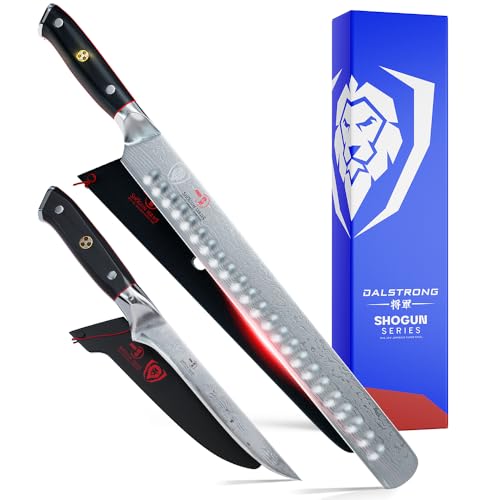 Dalstrong Slicing Carving Knife 12 inch + Boning Knife 6