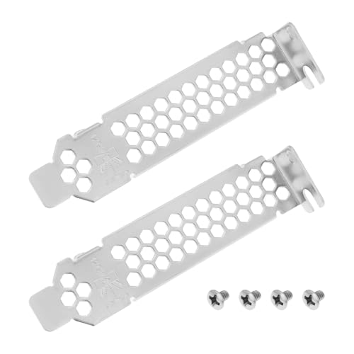 LT Easiyl 2pcs Low Profile Bracket Kit with Screws Compatible with Broadcom LSI 9305-16i Graphics/Controller Card