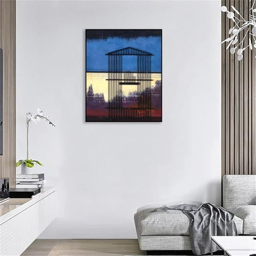 Max Ernst Impression sur toile pour sublimer un mur vide cadre noir - 2