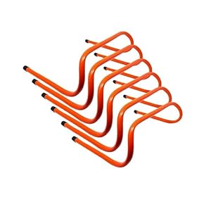 Healthy You Agility Speed Training 6″ Hurdles for Footwork Exercises 6/Pack