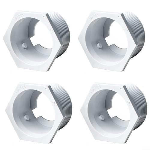 URPIZY Limpiador de Piscina Universal para Montaje de Pared UWF Conector Cabeza Hexagonal para Polaris 480, 380, para 360, 280 6-500-00 Limpiador de Piscina de Repuesto (Paquete de 4)
