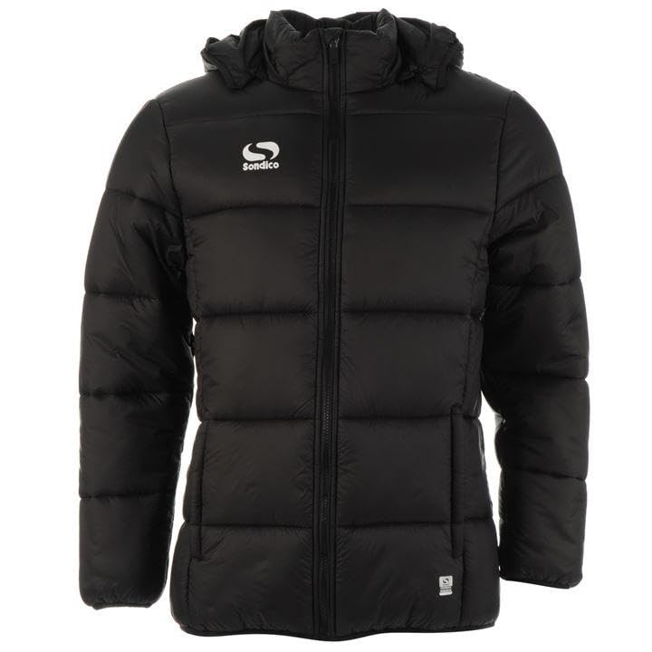 SondicoMen's Padded Coat Sn81, Black, One Size, Black, One Size, Black, One Size