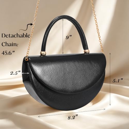 Image of Clutch Purses for Women Formal Evening Bag with Detachable Chain Women's Evening Handbags for Wedding Party