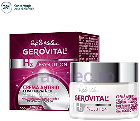 GEROVITAL ANTI WRINKLE DAY AND NIGHT CREAM with Hyaluronic Acid 3%