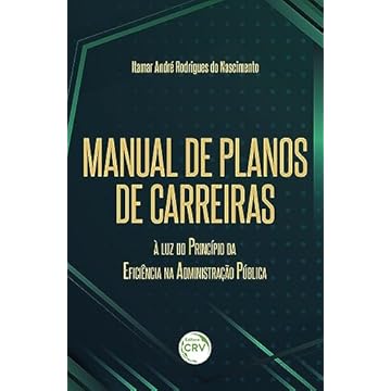 Capa do livro Manual de planos de carreiras à luz do princípio da eficiência na administração pública