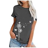 diy t shirt display ✿✿Kurzarm T-shirt: Kurzarm und Rundhalsausschnitt Mit Drucken,Perfekt für diesen Sommer.Dieses lässige Oberteil ist ein bequemer Klassiker und kann mit Ihren Lieblingsjeans oder Shorts kombiniert werden.