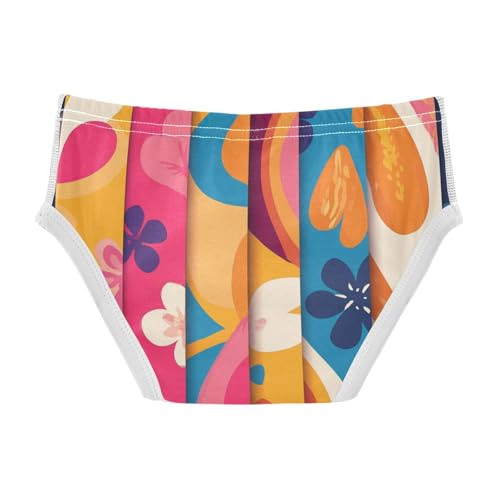 KLL Floral Toddler Boys Comfort Boxer Briefs Breathable Children Panties2