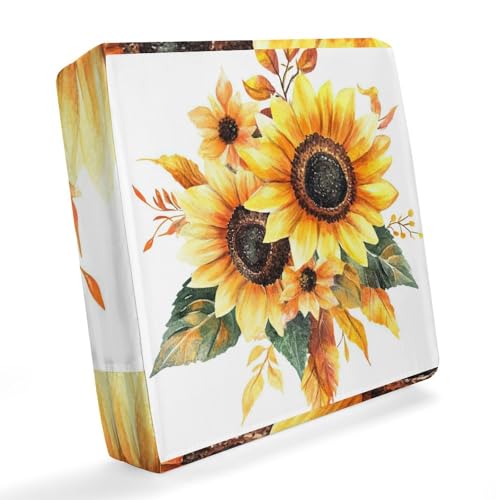 DELIBEST Fundas de cojín para exteriores para patio, fundas de cojín impermeables de pétalos, fundas de cojín de silla de flores, fundas de cojín protectoras para muebles