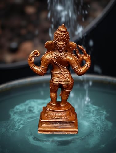Image of Miniature Murti Copper Bhagwan Ji - 3.3 in - Pack of 1