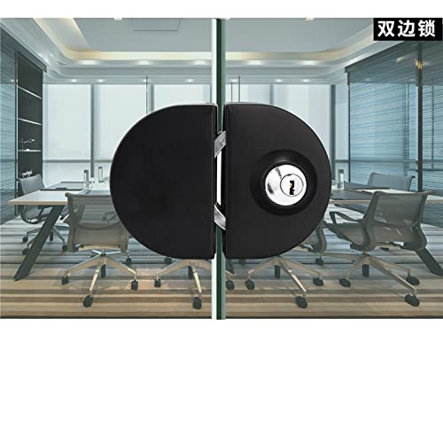 Serrure à chaîne en acier inoxydable design noir mat pour porte