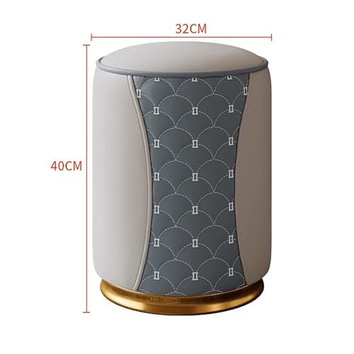 Tabouret de vanité moderne et petit repose-pieds de salon chic - 3