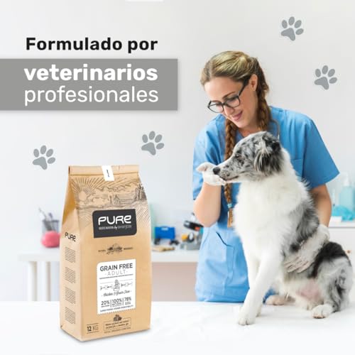 Avantis Pet Pure Grain Free Adult – Futter für Erwachsene Hunde Aller Rassen – 2 kg – 100% vollständiges und ausgewogenes Futter – mit Huhn und Getreide für Hunde mit Intoleranz und Allergie