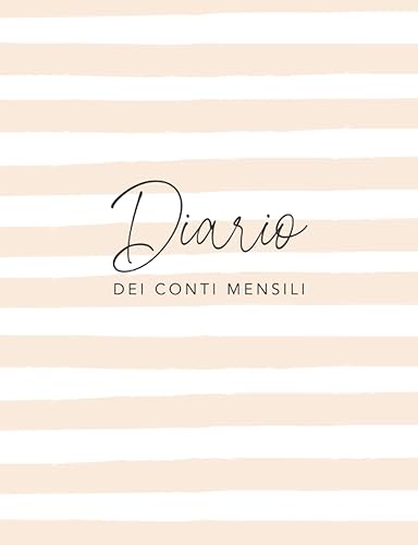 Diario dei conti mensili. Spese entrate risparmi: Diario non datato budget mensile casa spese conti famiglia, organizer settimanale e mensile gestione soldi, planner .