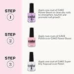 CAKE Non Toxic Nail Polish for Women, Organic, Natural, Healthy, Vegan, Clean, Cruelty Free, Builder Gel Repair, Nail Strengthener and Growth, Set, Long Wearing, Chip Resistant, Quick Dry (Love Shack) - Image 4