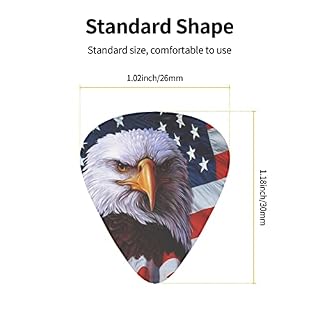 Pack de 12 médiators de guitare Bald Eagle pour guitare électrique Guitare acoustique Diverses guitares - Les Beatles, Paul McCartney, John Lennon, RIngo Starr, George Harrison Pack de 12 médiators de guitare Bald Eagle pour guitare électrique Guitare acoustique Diverses guitares – Image 3