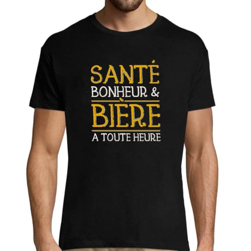 T-Shirt Bière Humour Homme le cadeau de fête idéal et rigolo pour papa