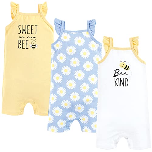 Image of Hudson Baby Unisex Cotton Rompers