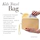 waschies Bag für Babys & Kinder, Wasserabweisend, Weich, Elastisch, Flexiblel, Aufbewahrung für die Windeltasche oder Wickeltasche - perfekt für unterwegs (Pastel Blue) 19 x 12,5 x 4 cm