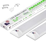 Morris Eco LED 5ft Office Ceiling Strip Light - Batten Light Twin Pack - Ideal for Offices, Garage & Workshop,150cm, 6500K, IP20 5400 Lumens