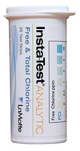 LaMotte 3027-G Test Strip, Free and Total Chlorine, 25 Strips