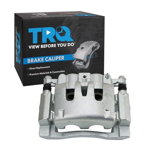 Image of TRQ Rear Right Brake Caliper w /Bracket Passenger Side | For 2006-2012 Ford F-250 Super Duty F-350 Super Duty